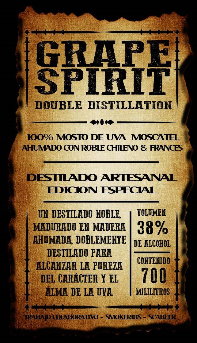 Etiqueta Grape Spirit
